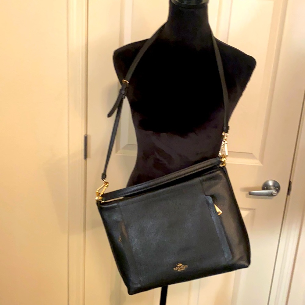 Coach black satchel